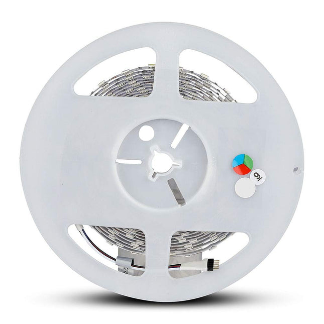 V-TAC VT-5050 60 10W LED Strip Light(BS Plug) Compatible with Alexa and Google Home COLORCODE:RGB+W IP20