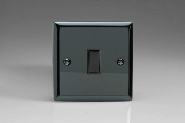 Varilight XI1B Rocker Switches 1-Gang Iridium Black Black,91x91x25mm