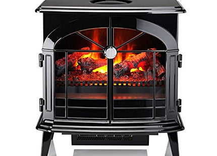 Dimplex Burgate BRG20 OptiMyst Black Electric Stove Remote Control Log Effect