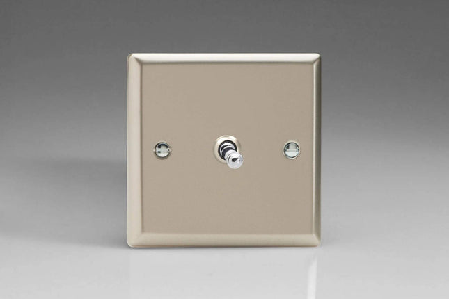 Varilight XNT7 Toggle Switches Satin Chrome