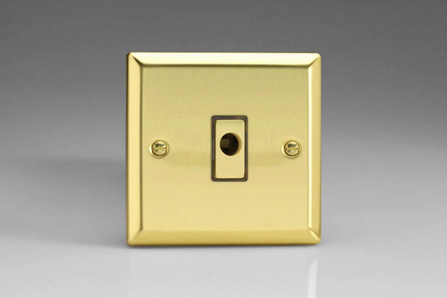 Varilight 16A Flex Outlet Plate Victorian Brass XVFOD