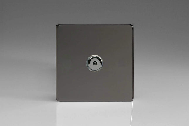Varilight V-Pro IR 1-Gang 1-Way Remote/Touch Control Master LED Dimmer Light Switch 1 x 0-100W (Max 10 LEDs) Iridium IJDII101S