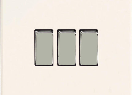 Varilight XDQ3S Light Switch Premium White