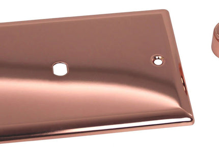 Varilight 1-Gang Matrix Kit for Rotary Dimmers (Twin Plate) Polished Copper