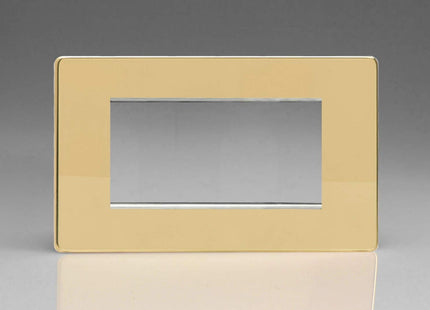 Varilight XDVG4S DataGrid Polished Brass 3 or 4 Grid Space