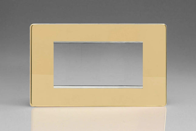 Varilight XDVG4S DataGrid Polished Brass 3 or 4 Grid Space