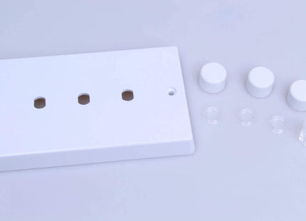 Varilight 3-Gang Matrix Kit For Rotary Dimmers (Twin Plate)