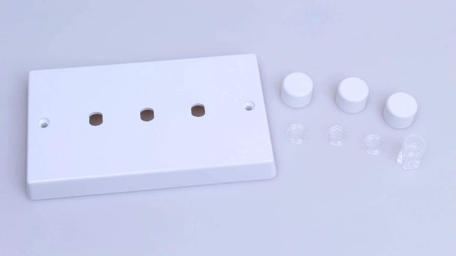 Varilight 3-Gang Matrix Kit For Rotary Dimmers (Twin Plate)