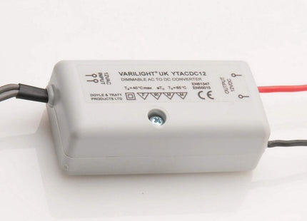Varilight AC to DC Dimmable Converter for LED strip (for use with Dimmable LV Transformers) YTACDC