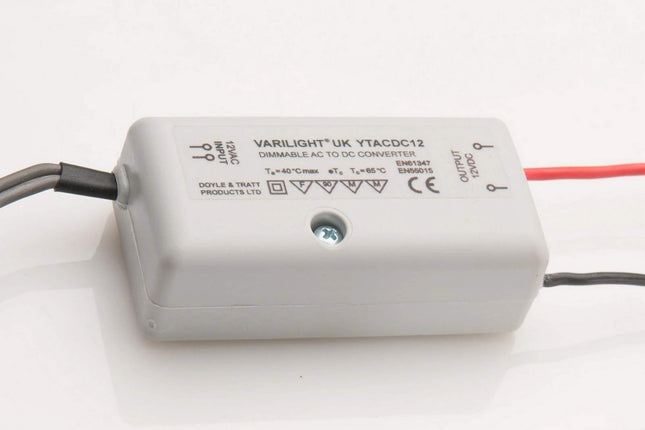Varilight AC to DC Dimmable Converter for LED strip (for use with Dimmable LV Transformers) YTACDC