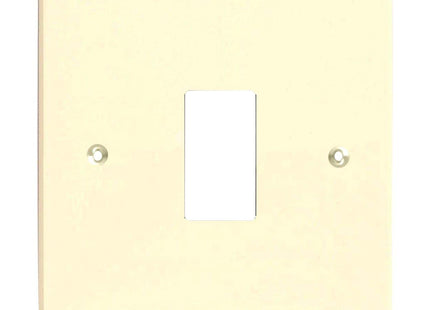 Varilight XDWPG1 PowerGrid White Chocolate 1-Gang Grid Plate (Single Plate)