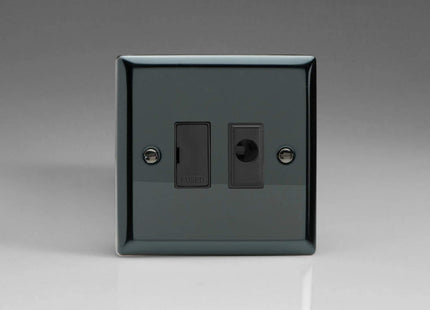 Varilight 13A Unswitched Fused Spur + Flex Outlet Iridium XI6UFOB