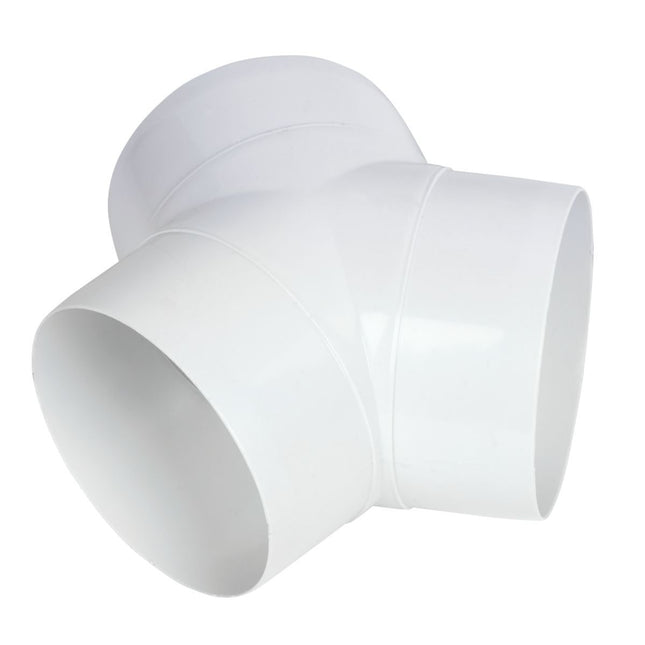 Airvent 404144 Ventilation Ducting 'Y' Piece 100mm (White)