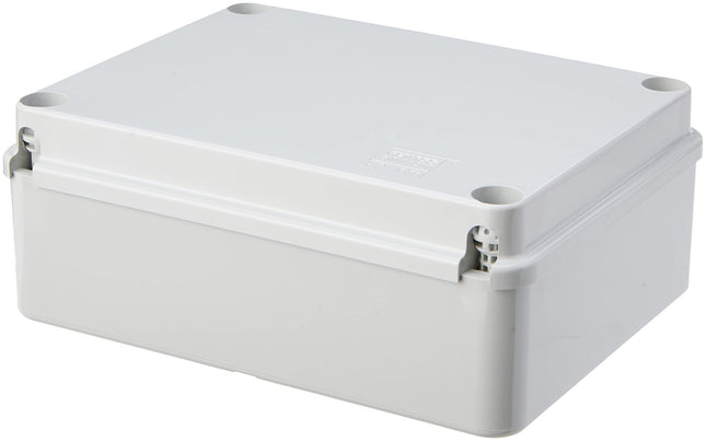 Gewiss GW44207 190mm Outdoor IP56 Junction Box Hinged Lid 190x140x70mm Plastic