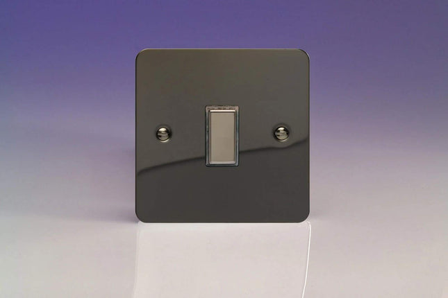 Varilight 1-Gang Tactile Touch Control Dimming Light Switch Slave for use with Eclique2 Master on 2-Way Circuits Iridium JFIES001