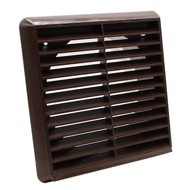 Airvent 150mm Brown Fixed Louvre Grille