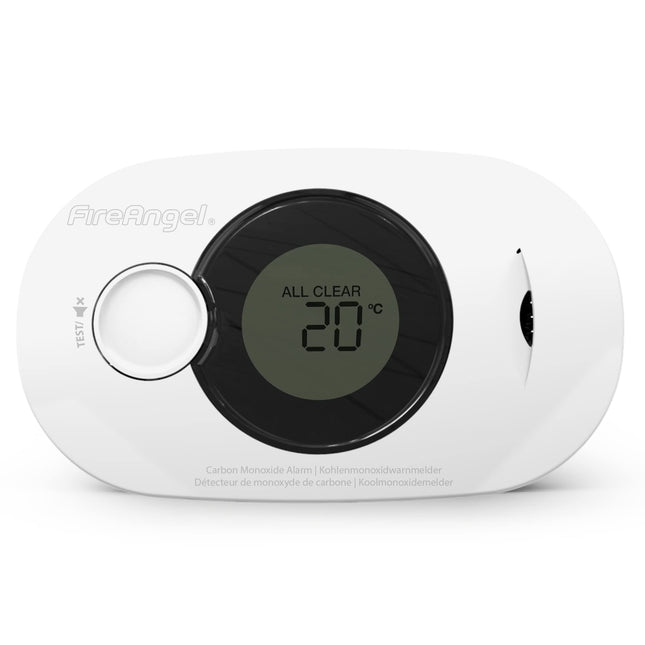Fireangel 7 Year Battery Operated Digital Carbon Monoxide Alarm (Sealed For Life Battery)