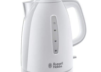 Russell Hobbs 21270 Textures Plastic Kettle, 1.7 Litre, 3000 W, White