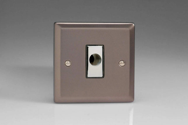 Varilight 16A Flex Outlet Plate Pewter XRFOD