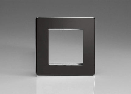 Varilight 2 Module Jet Black Data Grid Faceplate XDLG8BS