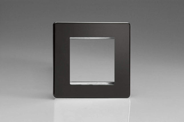Varilight 2 Module Jet Black Data Grid Faceplate XDLG8BS