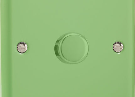 Varilight Classic Lily Pastel Beryl Green 1-Gang LED Trailing Edge Dimmer Switch 1 or 2 Way