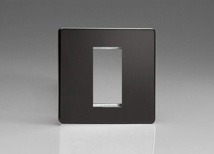 Varilight 1 Module Jet Black Data Grid Faceplate XDLG1S