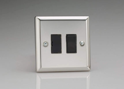 Varilight 1Gang, 13Amp Switched Fused Spur, Polished Chrome XC6B