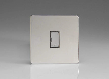 Varilight 13A Unswitched Fused Spur with Metal Inserts Polished Chrome XDC6UDS