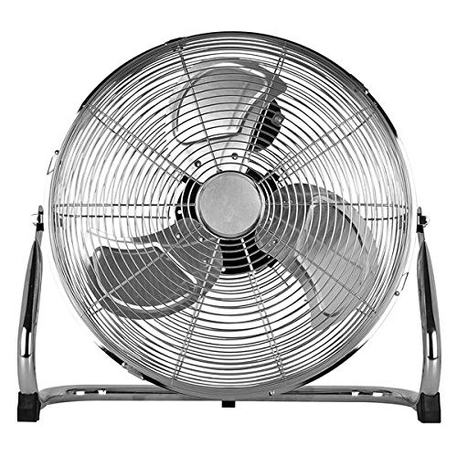 Status Floor Fan | 16 Inch Portable Fan | 3 Speed Adjustable Angle Fan | Chrome | S16CFLOORFAN1PKB