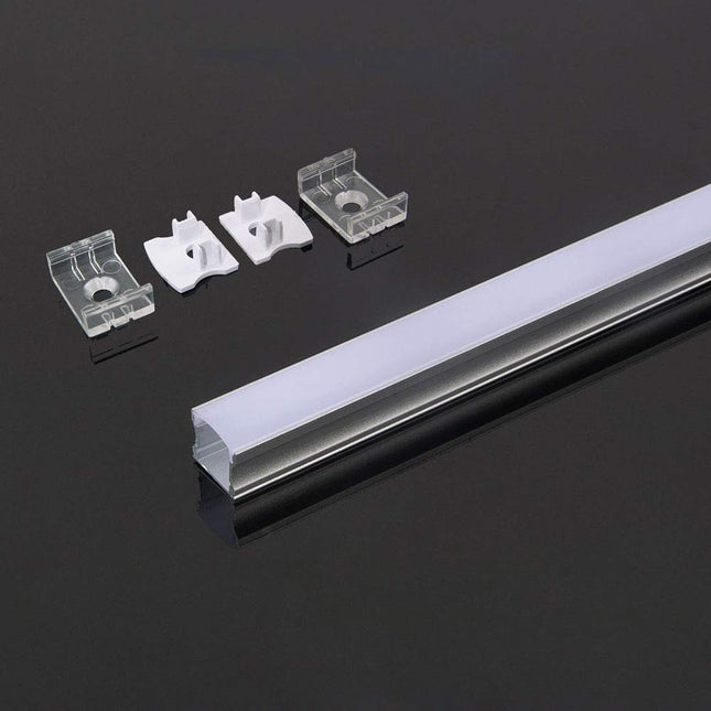 V-TAC VT-8110 Aluminium Profile 2000 * 17.2mm*15.5mm -Milky