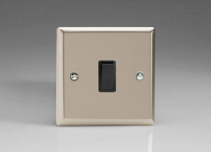 Varilight XN7B Rocker Switches 1-Gang Black Satin