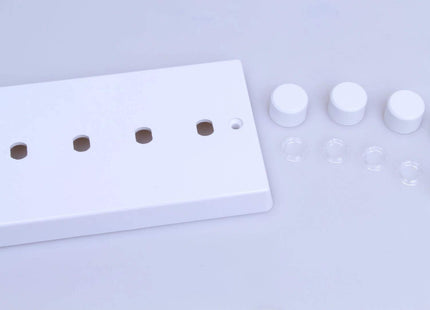 Varilight 4-Gang Matrix Kit For Rotary Dimmers (Twin Plate)