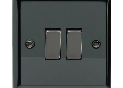 Varilight XI71D Rocker Switches Iridium Black Iridium