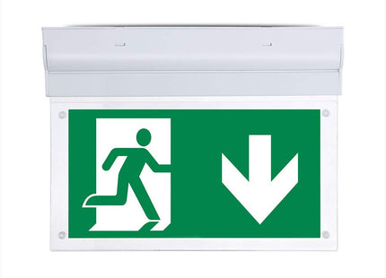 V-TAC Wall Surface Emergency Exit Light With Samsung Led 2W 6000K