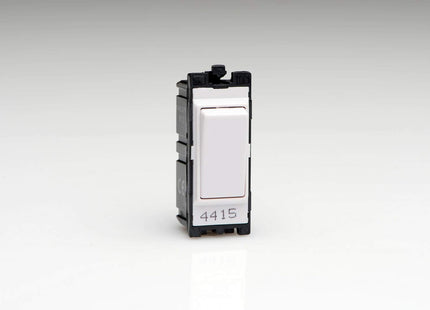 Varilight G100PW PowerGrid Module White 10A Multi-Way Push Retractive Light Switch