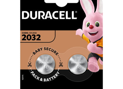 Duracell DL2032B2-3V Coin Cell 10 x 2 Pack (20 Batteries)