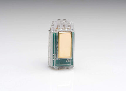 Varilight Tactile Touch Control Dimming Slave for use with Master on 2-Way Circuits (1 Grid Space) Brass GJESV