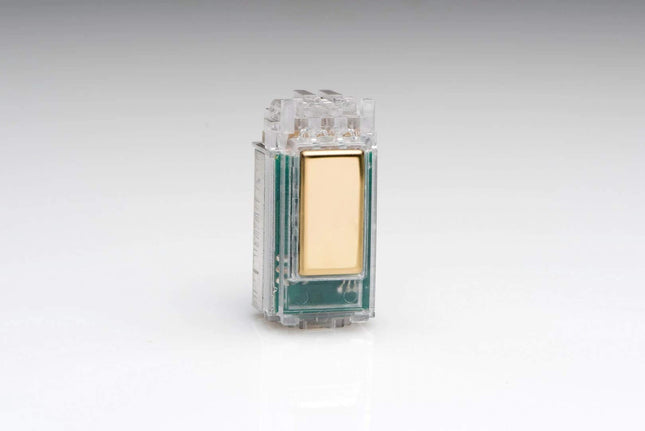 Varilight Tactile Touch Control Dimming Slave for use with Master on 2-Way Circuits (1 Grid Space) Brass GJESV