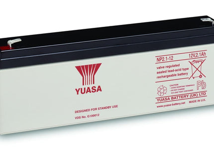 Yuasa NP2.1 12 Lead Acid (VRLA) 2.1 Ah 12 V UPS Battery