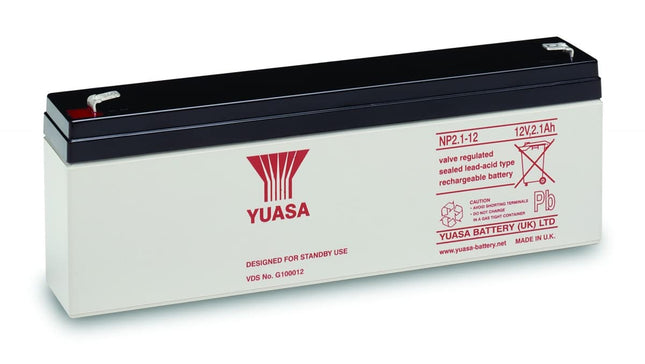 Yuasa NP2.1 12 Lead Acid (VRLA) 2.1 Ah 12 V UPS Battery