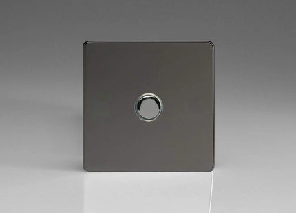 Varilight V-Pro IR 1-Gang Tactile Touch Control Dimming Light Switch Slave for use with Master on 2-Way Circuits Iridium IJDIS001S