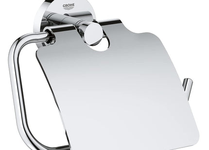 Grohe 40367001 Essentials Paper Holder with Lid Silver