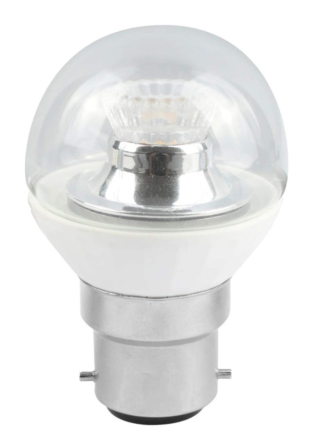 Bell 4W LED 45mm Dimmable Round Ball Clear BC, 2700K 250 Lumens