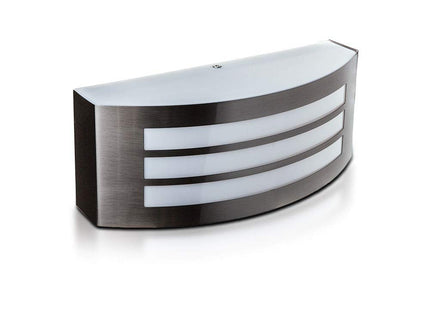 V-TAC 7514 Design Wall light Entrance door Entry lighting Stainless steel radiator IP44 E27