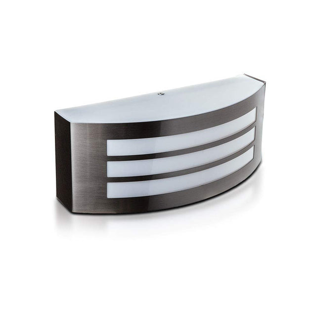 V-TAC 7514 Design Wall light Entrance door Entry lighting Stainless steel radiator IP44 E27