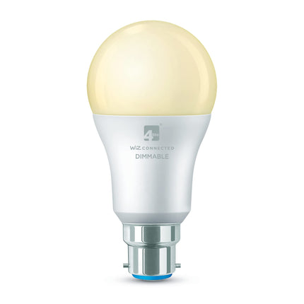 4lite Smart Wiz Connected LED Bulb A60 B22 Bayonet Fitting WiFi/Bluetooth Tuneable White & Dimmable 8w 806lm 4L1/8006