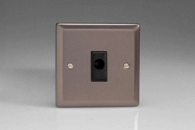 Varilight 16A Flex Outlet Plate Pewter XRFOB