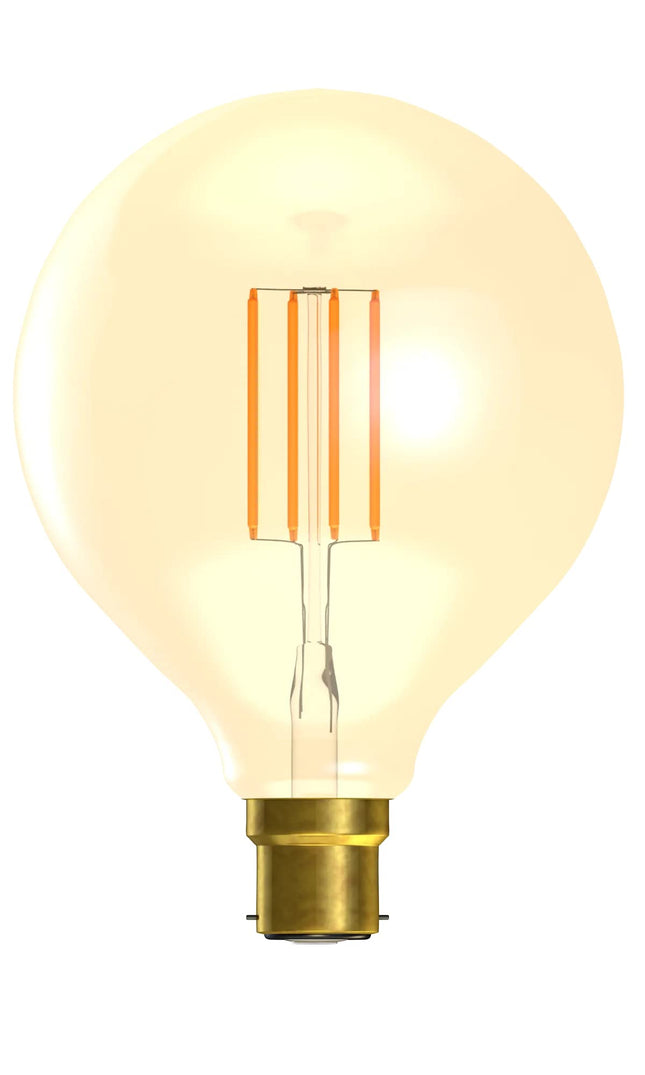 Bell LED 125mm Globe 240V 4W B22d Amber Dimmable