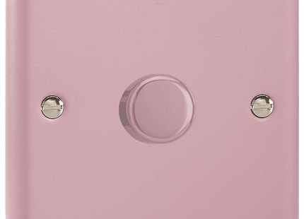 Varilight V-Pro Lily Pastel Rose Pink 1-Gang LED Trailing Edge Dimmer Switch 1 or 2 Way